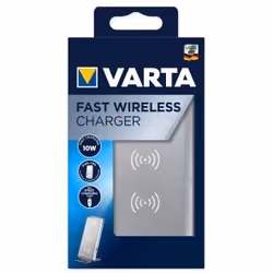 Varta 57912 101 111 chargeur d'appareils mobiles Smartphone Argent Secteur Recharge sans fil Charge rapide Intérieure