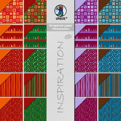 URSUS 70860099 papier créatif papier d'art 20 feuilles
