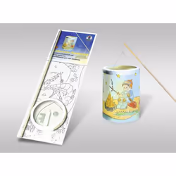 URSUS 6830000, Lampion en papier, Papier, Blanc, Image, Cylindre, Garçon/Fille
