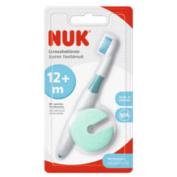 NUK Brosse à Dents Educative 12 mois et plus + 1 bague de sécurité