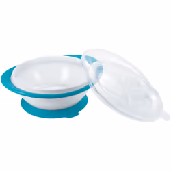 Manger dans de la belle vaisselle donne encore plus d’appétit. Le récipient alimentaire pour enfants NUK Easy Learning Bowl e ...