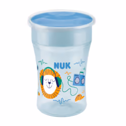 NUK Magic Cup 230ml, Unique, 0,23 L, Bleu, Polypropylène, Tasse, Boissons rafraîchissantes