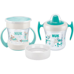 NUK Mini Cups Set Mint/Turquoise 6m+ Neutral 160 ml