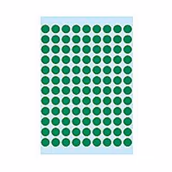 HERMA Multi-purpose labels ø 8mm dark green 540 pcs., Vert, 8 mm, 540 pièce(s)
