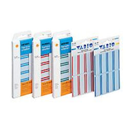HERMA Name labels artificial silk 54x19 white/blue 16 pcs. étiquette auto-collante