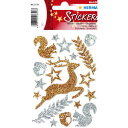 HERMA Stickers Animaux de la forêt, scintillant
