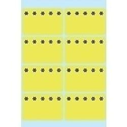 HERMA Deep-freeze labels 26x40mm lum. yellow ice crystals 48 pcs. étiquette auto-collante 48 pièce(s)