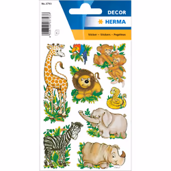 HERMA 3793, Papier, Multicolore, Permanent, 24 pièce(s), 3 feuilles