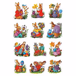 HERMA 3876, Multicolore, Papier, Rabbits, 3 feuilles