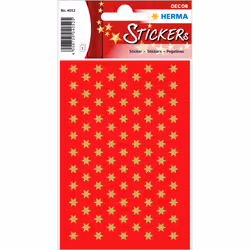 HERMA 4052, Papier, Or, Gloss, Permanent, 285 pièce(s), 3 feuilles
