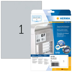HERMA 4224 étiquette auto-collante Rectangle Permanent Argent 25 pièce(s)