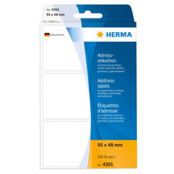 HERMA 4301 étiquette d'adresse Blanc