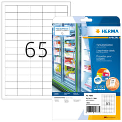 HERMA Étiquettes pour surgelés A4 38.1x21.2 mm, blanches, papier mat, 1625 pcs