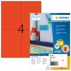 HERMA 4397 étiquette à imprimer Rouge Imprimante d'étiquette adhésive