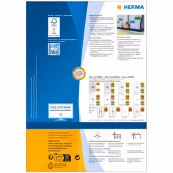HERMA 4401 étiquette à imprimer Jaune Imprimante d'étiquette adhésive