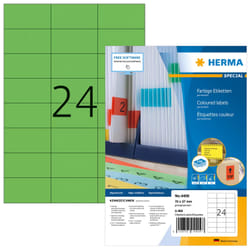 HERMA 4409 étiquette auto-collante Rectangle Permanent Vert 2400 pièce(s)