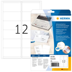 HERMA 4432 étiquette d'adresse Blanc