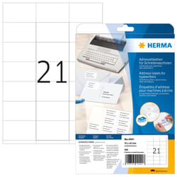HERMA 4441 étiquette d'adresse Blanc