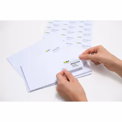 HERMA 4456 étiquette auto-collante Rectangle Permanent Blanc 3000 pièce(s) - Vue supplémentaire 4