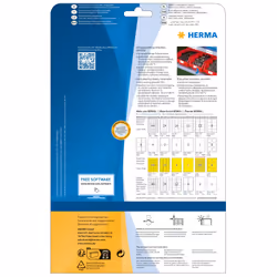 HERMA 4576 étiquette auto-collante Amovible Blanc 80 pièce(s)
