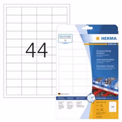 HERMA 4581, Blanc, Imprimante d'étiquette adhésive, A4, Rectangle, 440 pièce(s), 10 pièce(s)