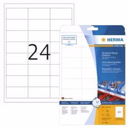 HERMA 4582, Blanc, Imprimante d'étiquette adhésive, A4, Laser, Carré, 240 pièce(s)