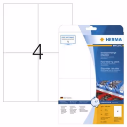 HERMA 4583, Blanc, Imprimante d'étiquette adhésive, A4, Laser, Carré, -30 - 80 °C