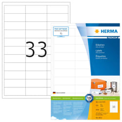 HERMA 4613 étiquette auto-collante Rectangle Permanent Blanc 6600 pièce(s)