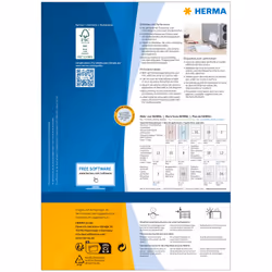 HERMA 4664 étiquette à imprimer Blanc Imprimante d'étiquette adhésive