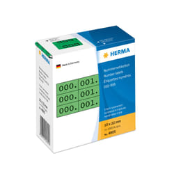 HERMA 4805 étiquette auto-collante Noir, Vert 3000 pièce(s)