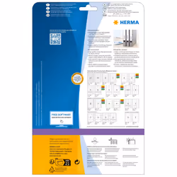 HERMA 4826 étiquette auto-collante Rectangle aux angles arrondis Permanent Blanc 100 pièce(s) - Vue supplémentaire 2