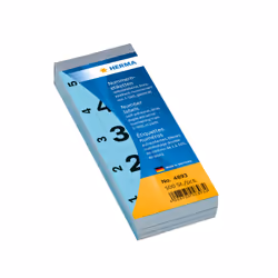 HERMA 4893, Bleu, Rectangle, Allemagne, 28 mm, 56 mm, 500 pièce(s)