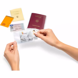 HERMA 5014, Étui pour cartes, Transparent, Polypropylène (PP), 65 mm, 100 mm, 25 pièce(s)