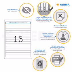 HERMA 5118 étiquette à imprimer Blanc Imprimante d'étiquette adhésive - Vue supplémentaire 4