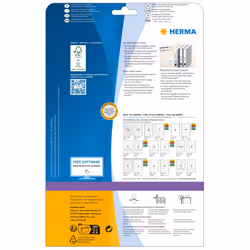 HERMA 5122 étiquette à imprimer Blanc Imprimante d'étiquette non-adhésive