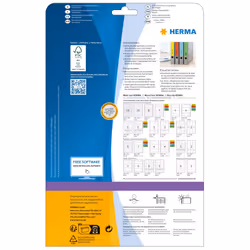 HERMA 5139 étiquette auto-collante Rectangle aux angles arrondis Permanent Vert 60 pièce(s)