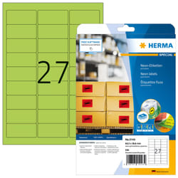 HERMA 5143 étiquette auto-collante Rectangle aux angles arrondis Permanent Vert 540 pièce(s)