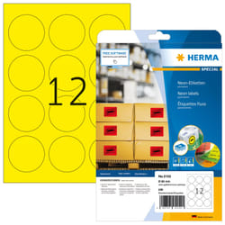 HERMA 5152 étiquette à imprimer Jaune Imprimante d'étiquette adhésive