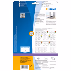 HERMA 5160 étiquette auto-collante Rectangle aux angles arrondis Permanent Blanc 200 pièce(s) - Vue supplémentaire 5