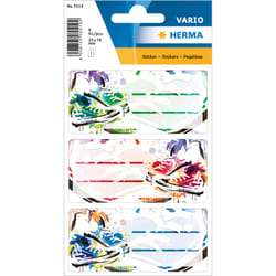 HERMA 5519 étiquette auto-collante Rectangle Permanent Multicolore 9 pièce(s)