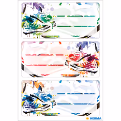 HERMA 5519 étiquette auto-collante Rectangle Permanent Multicolore 9 pièce(s)