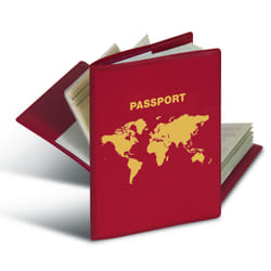 HERMA 5549 porte-passeport Rouge 1 pochettes
