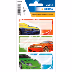 HERMA 5599, Multicolore, Rectangle, Permanent, Papier, 9 pièce(s), 3 pièce(s)