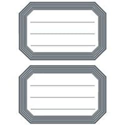 HERMA Book labels 82x55mm grey frame lined 6 sh. étiquette auto-collante