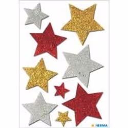 HERMA Étoiles multicolores