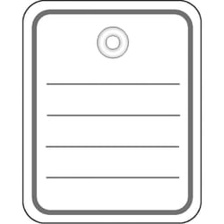 HERMA 6821 étiquette non-adhésive 1000 pièce(s) Gris, Blanc