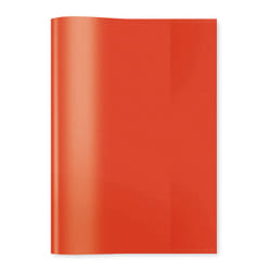 HERMA 7482 Protège-cahier 1 pièce(s) Rouge, Transparent