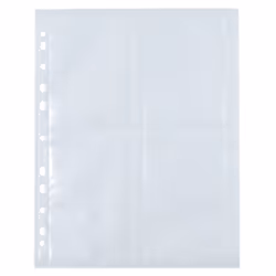 HERMA Fotophan Fotosichthüllen 9x13 cm hoch weiß 10 Hüllen