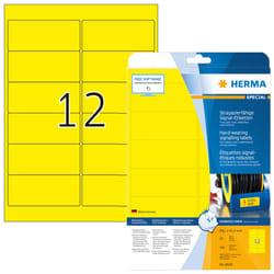 HERMA 8029 étiquette à imprimer Jaune Imprimante d'étiquette adhésive
