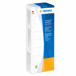 HERMA Computeretiketten eindloos 101.6x48.4 mm 1-banen 2000 St., Blanc, Imprimante d'étiquette adhésive, Cellulose, Papier, D ...